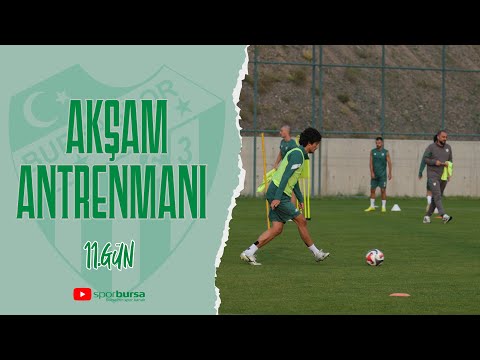 Bursaspor, Erzurum kampında on birinci güne akşam antrenmanı ile devam ediyor