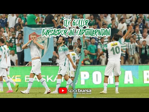 Timsah Arena'da ilk goller Bursaspor'un kaptanlarından!....