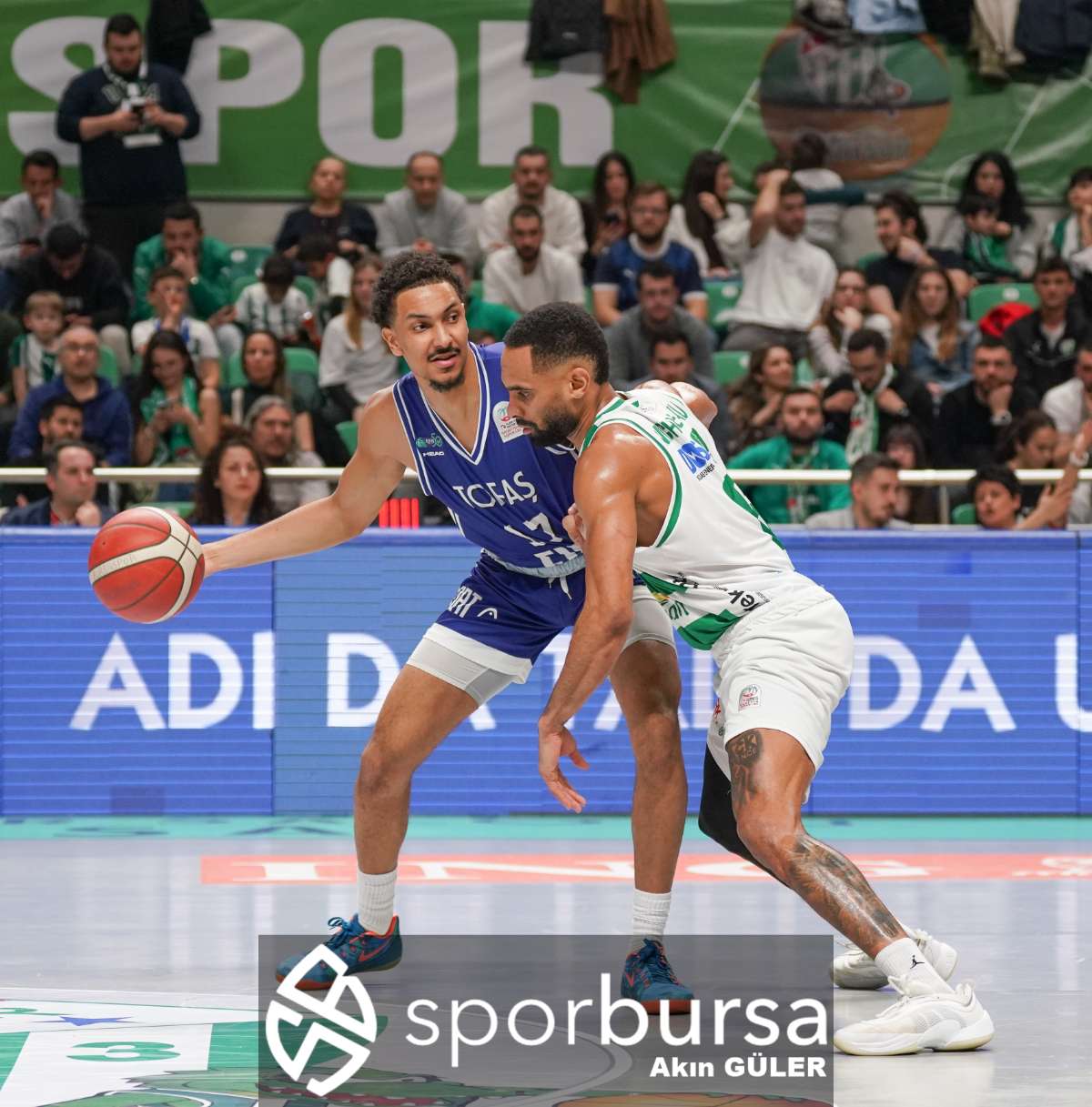 POTADA BURSA DERBİSİNDE BURSASPOR YÖRSAN TOFAŞ'I 98-93 MAĞLUP ETTİ