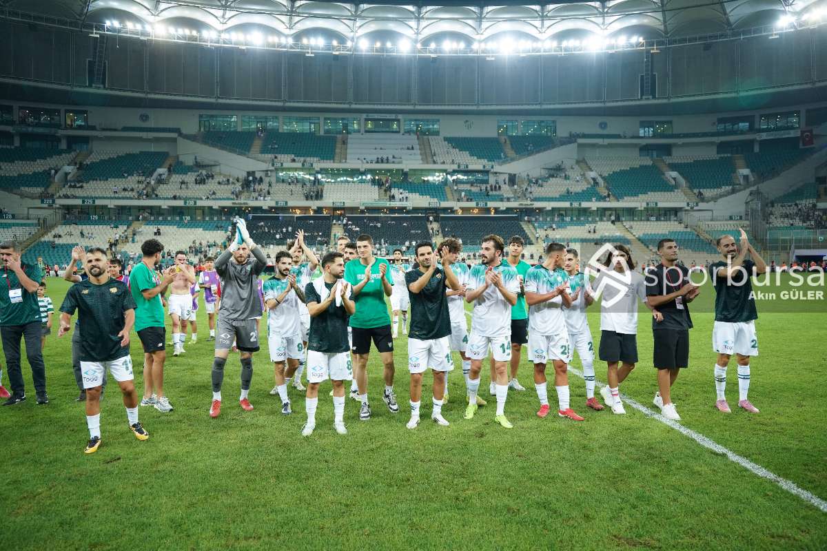 BURSASPOR - SÖĞÜTSPOR MAÇ FOTOĞRAFLARI