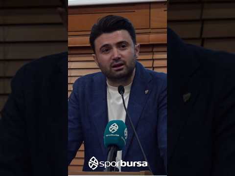 Bursaspor Başkanı Enes Çelik: Çatlasanız da patlasanız da... #bursaspor #enesçelik #şampiyon