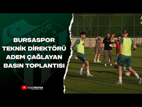 Canlı Yayın | Bursaspor Teknik Direktörü Adem Çağlayan Basın Toplantısı