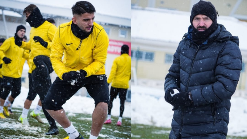 Muş’ta karlı karşılama!