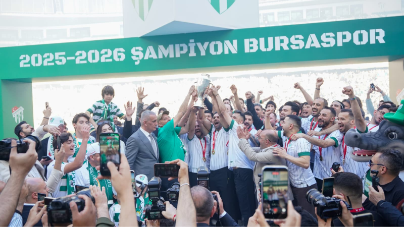 Şampiyon Bursaspor taç giydi!