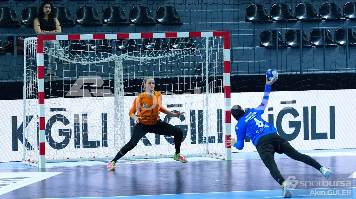 BURSA BÜYÜKŞEHİR BELEDİYESİ - ODUNPAZARI SK HENTBOL MAÇI FOTOĞRAFLARI