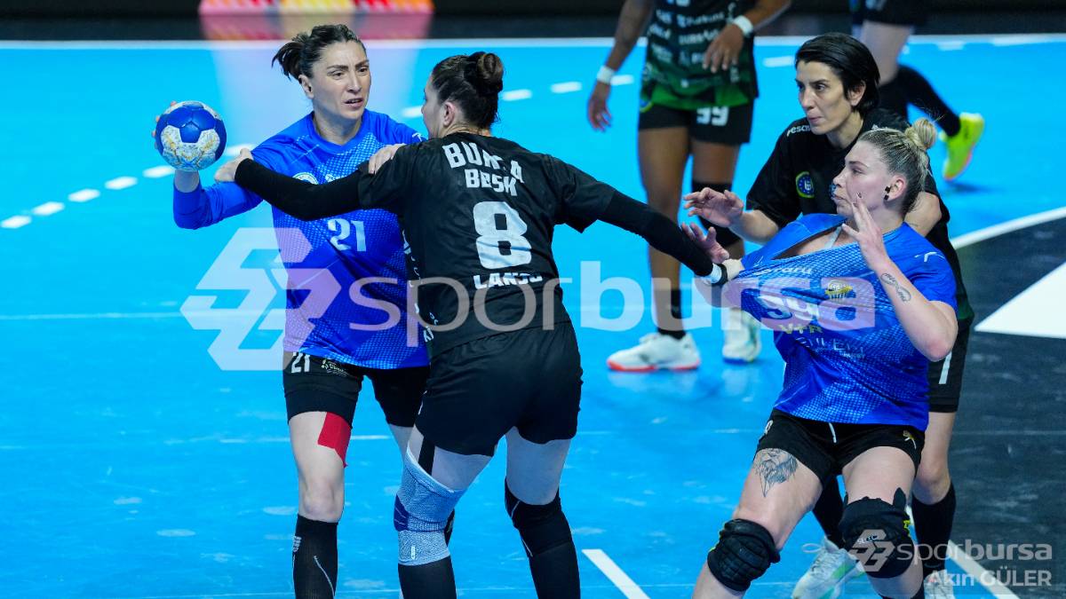 BURSA BÜYÜKŞEHİR BELEDİYESİ - ODUNPAZARI SK HENTBOL MAÇI FOTOĞRAFLARI