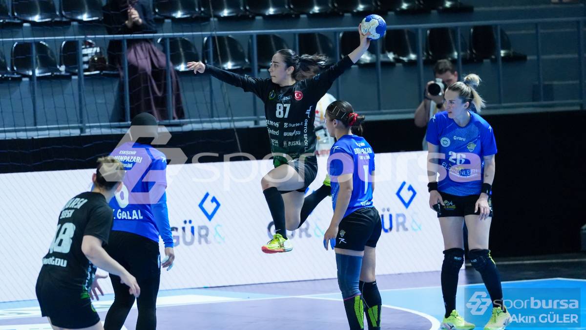 BURSA BÜYÜKŞEHİR BELEDİYESİ - ODUNPAZARI SK HENTBOL MAÇI FOTOĞRAFLARI