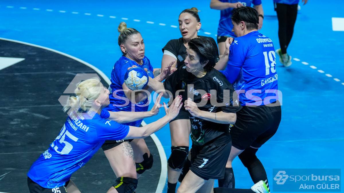 BURSA BÜYÜKŞEHİR BELEDİYESİ - ODUNPAZARI SK HENTBOL MAÇI FOTOĞRAFLARI