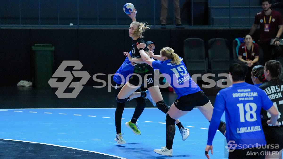 BURSA BÜYÜKŞEHİR BELEDİYESİ - ODUNPAZARI SK HENTBOL MAÇI FOTOĞRAFLARI