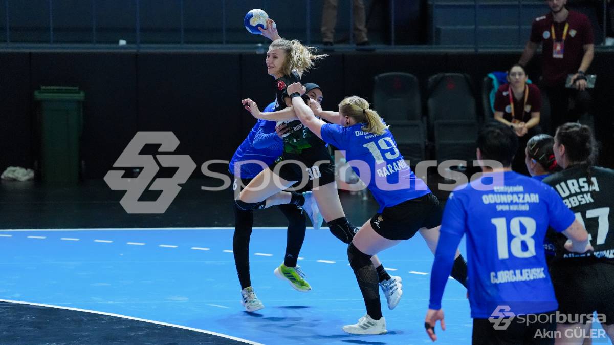 BURSA BÜYÜKŞEHİR BELEDİYESİ - ODUNPAZARI SK HENTBOL MAÇI FOTOĞRAFLARI