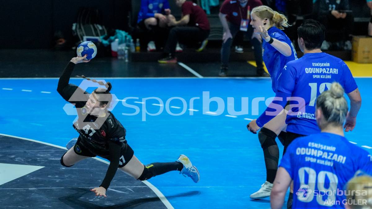 BURSA BÜYÜKŞEHİR BELEDİYESİ - ODUNPAZARI SK HENTBOL MAÇI FOTOĞRAFLARI