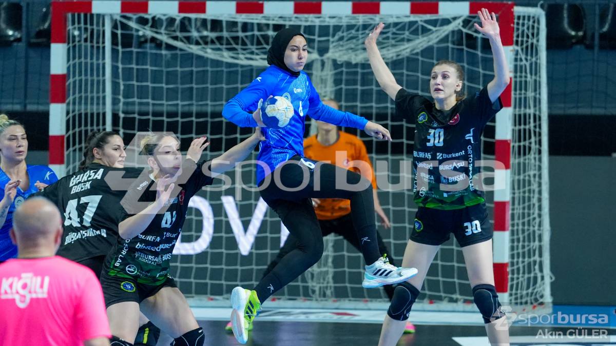 BURSA BÜYÜKŞEHİR BELEDİYESİ - ODUNPAZARI SK HENTBOL MAÇI FOTOĞRAFLARI