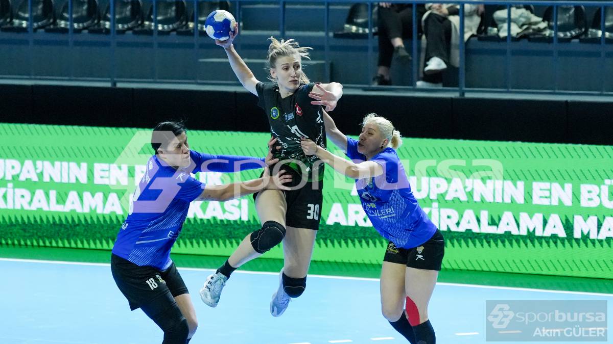 BURSA BÜYÜKŞEHİR BELEDİYESİ - ODUNPAZARI SK HENTBOL MAÇI FOTOĞRAFLARI