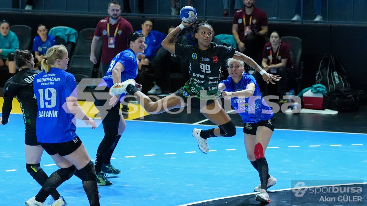 BURSA BÜYÜKŞEHİR BELEDİYESİ - ODUNPAZARI SK HENTBOL MAÇI FOTOĞRAFLARI