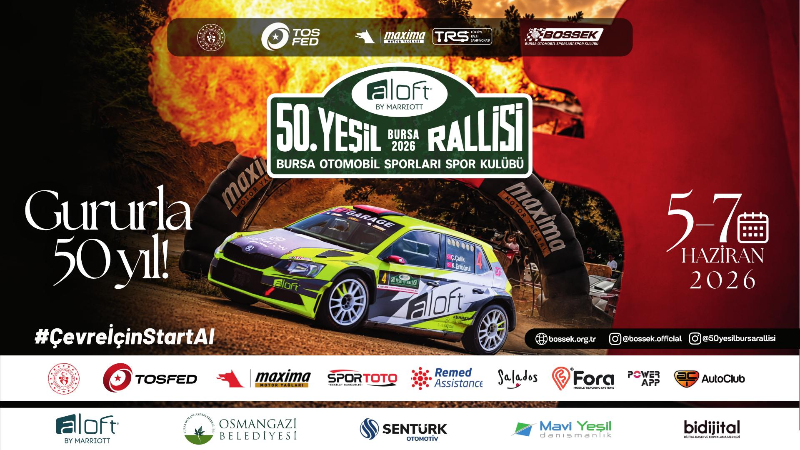 Yeşil Bursa Rallisi 50.kez starta hazır!