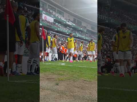 Bursasporu yedek futbolcular ısınıyor! #sporbursatr #bursaspor