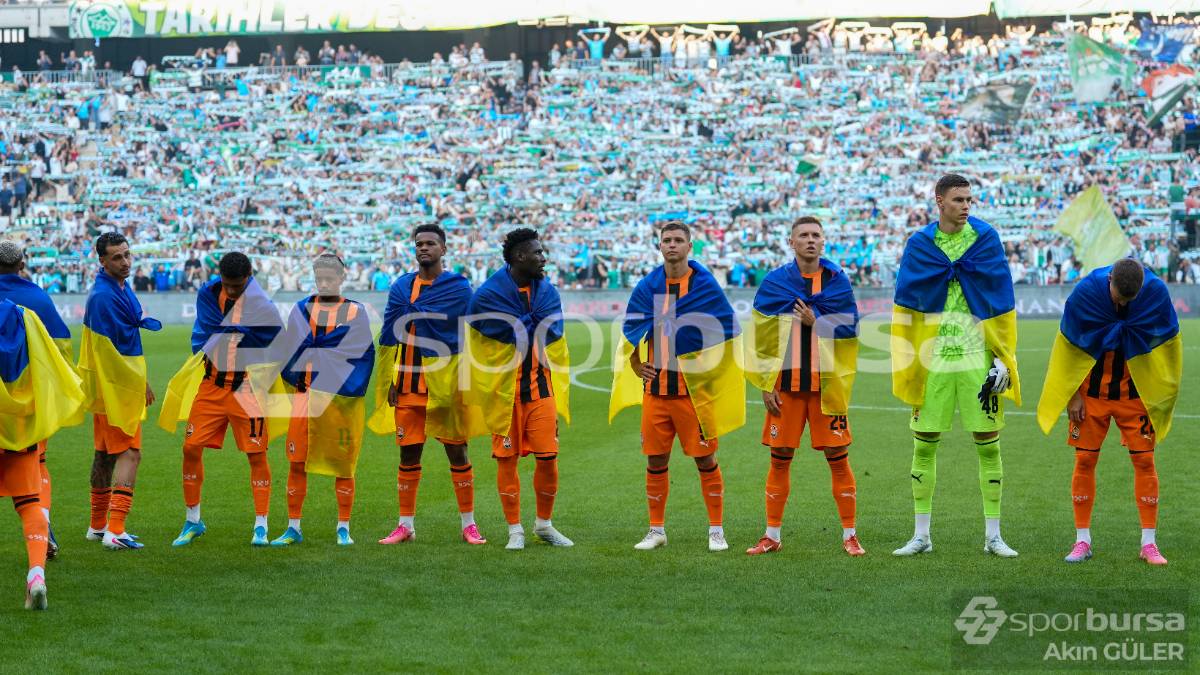 BURSASPOR - SHAKTAR DONETSK SEZON AÇILIŞ MAÇI FOTOĞRAFLARI