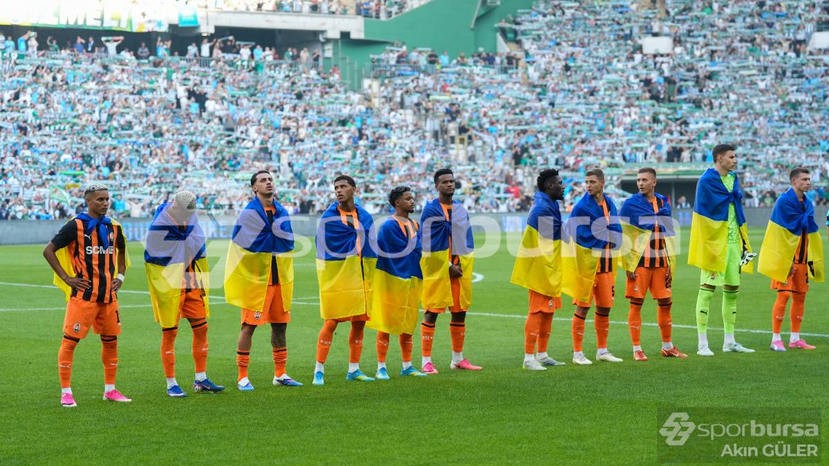 BURSASPOR - SHAKTAR DONETSK SEZON AÇILIŞ MAÇI FOTOĞRAFLARI