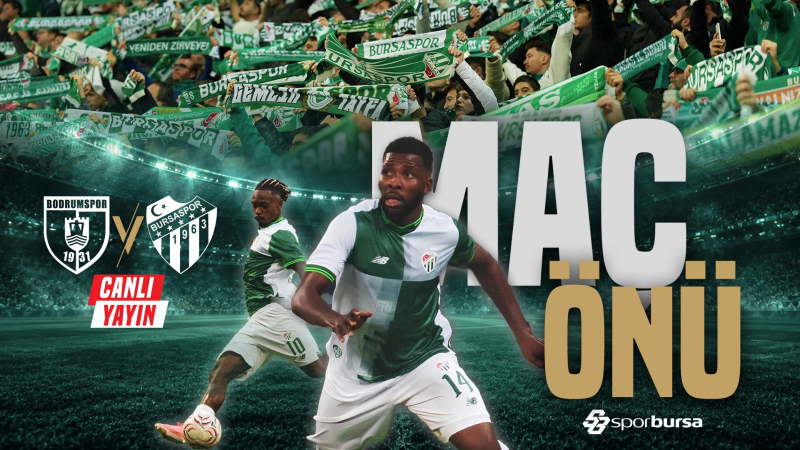İlk maç ilk heyecan Bodrum FK-Bursaspor I Maç önü canlı yayındayız