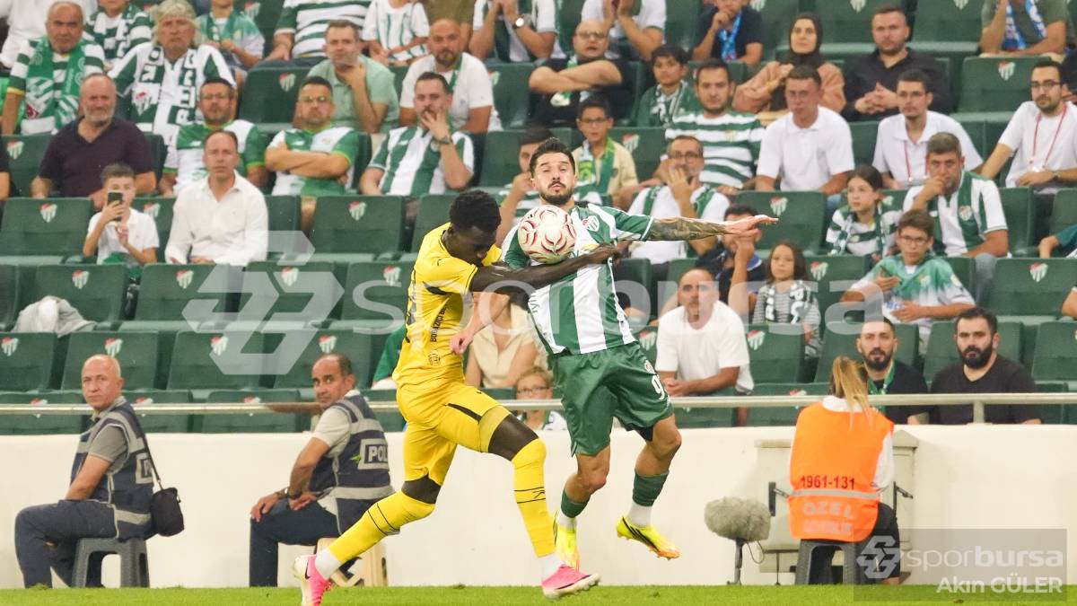 BURSASPOR - İSTANBULSPOR MAÇI FOTOĞRAFLARI