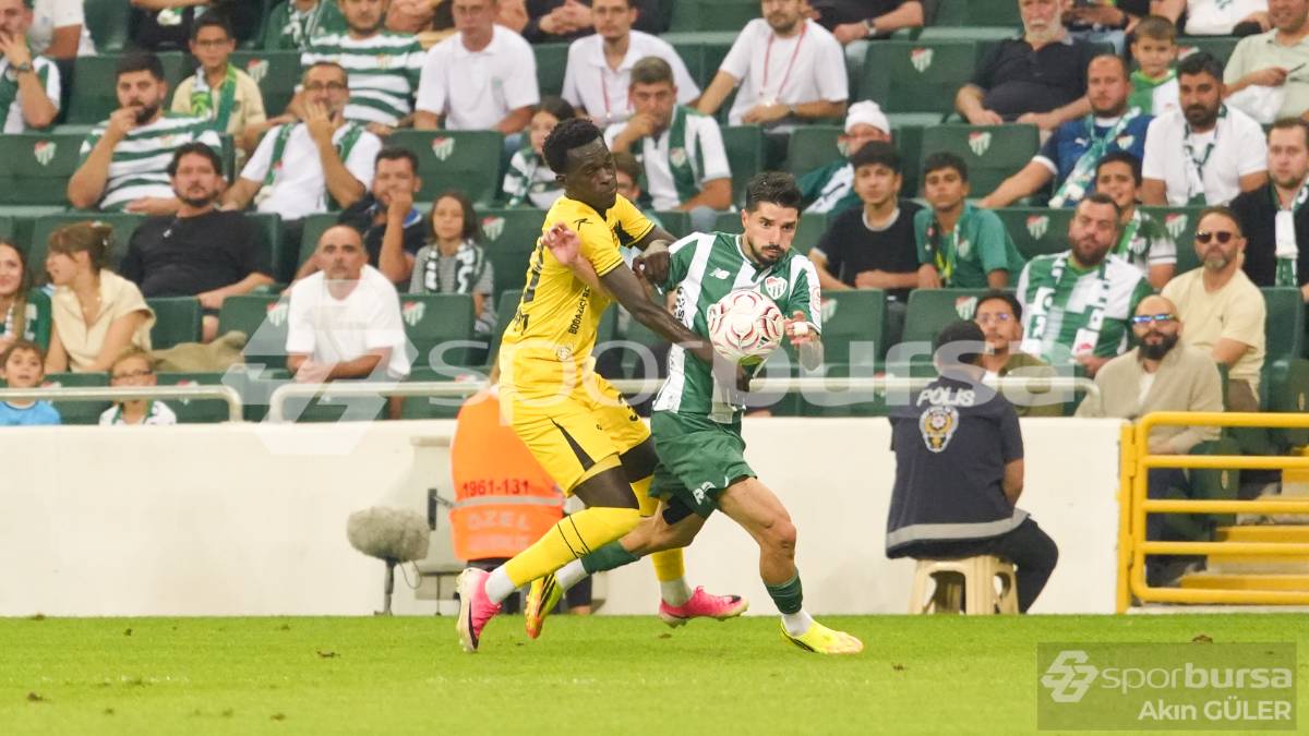 BURSASPOR - İSTANBULSPOR MAÇI FOTOĞRAFLARI