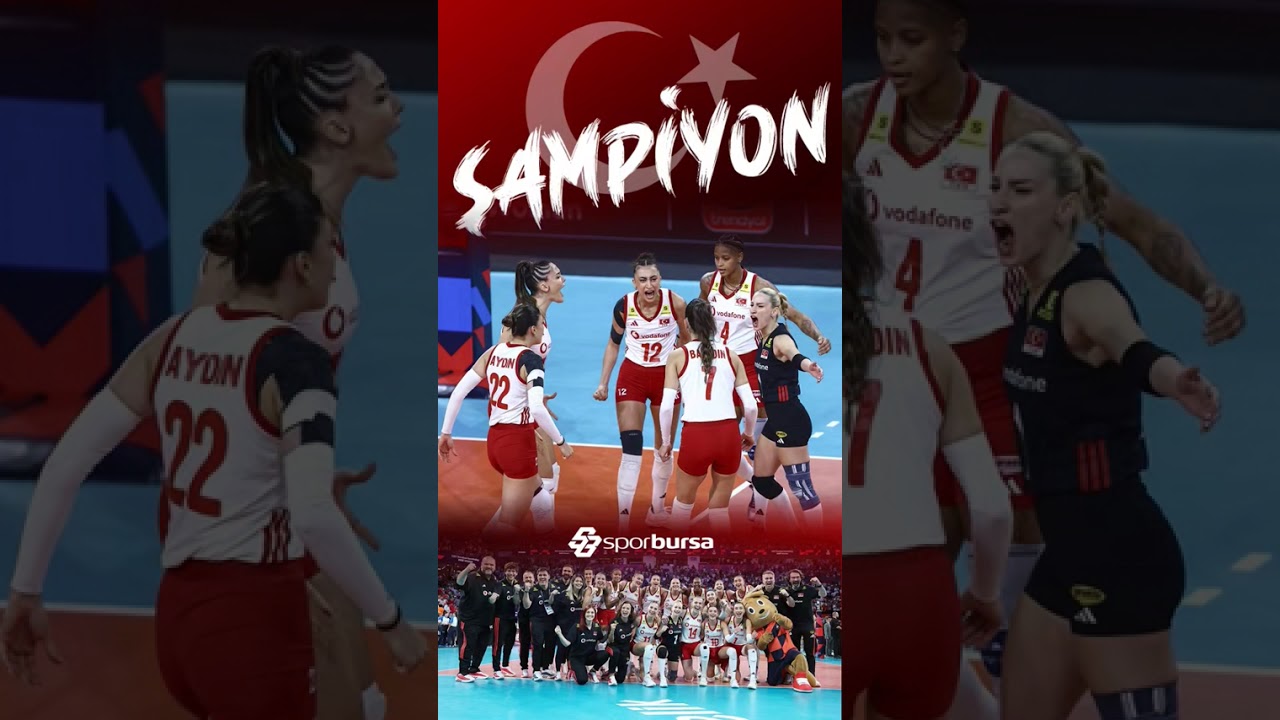 Filenin Sultanları Avrupa Şampiyonu! #fileninsultanları #Türkiye🇹🇷