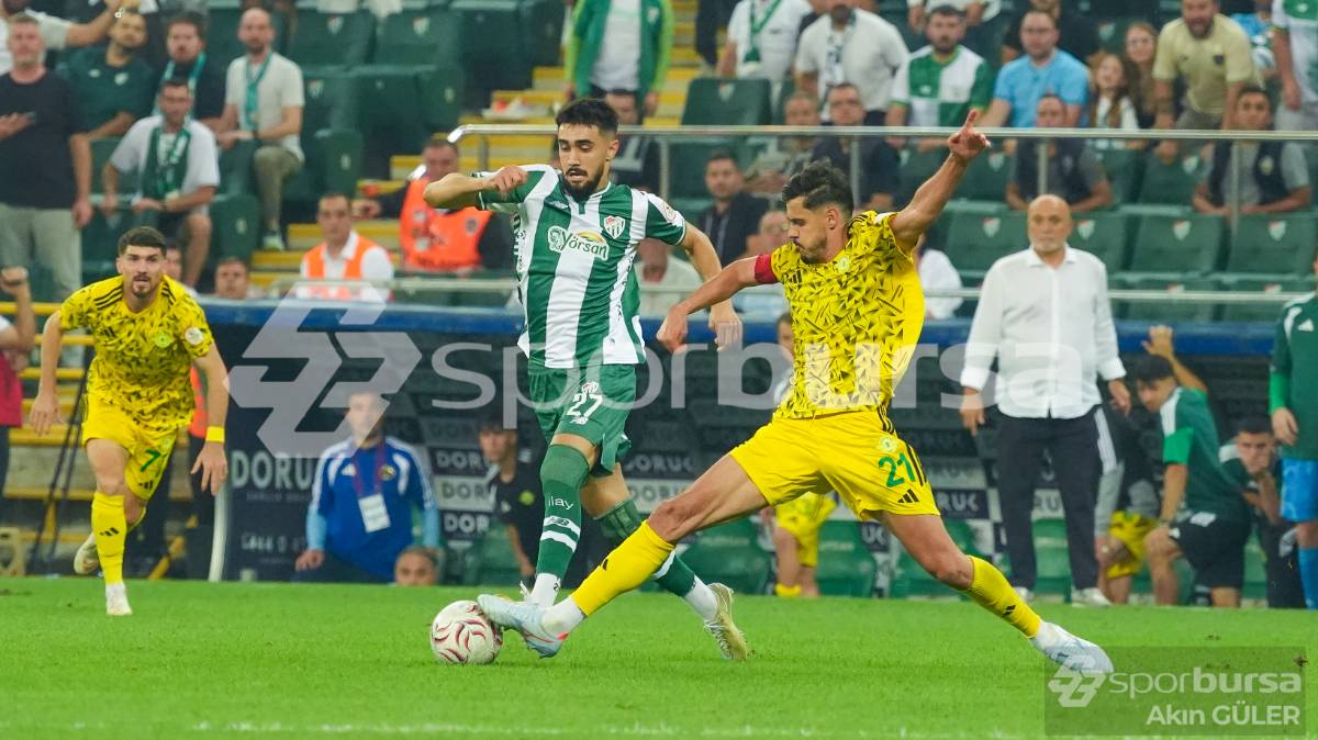 BURSASPOR -  ESENLER EROKSPOR MAÇ FOTOĞRAFLARI