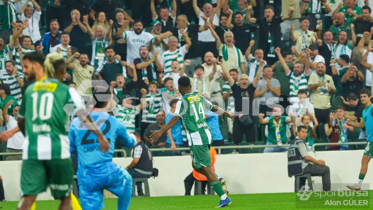BURSASPOR -  ESENLER EROKSPOR MAÇ FOTOĞRAFLARI