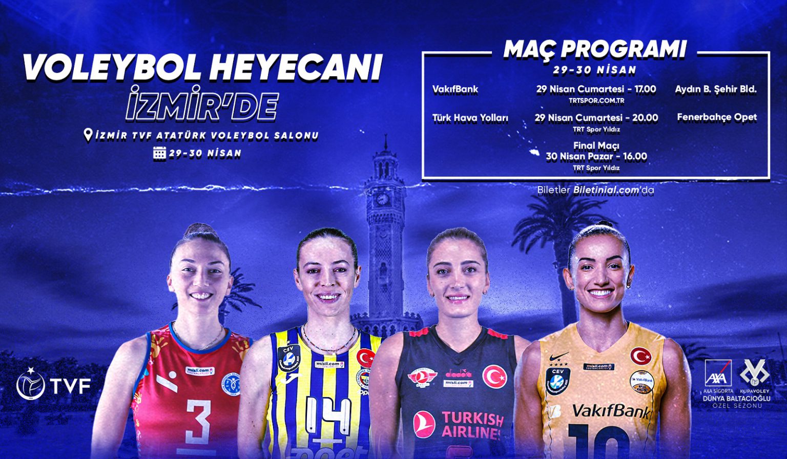 Voleybolda kupa maçları başlıyor