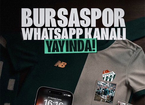 Bursaspor artık whatsapp’ta