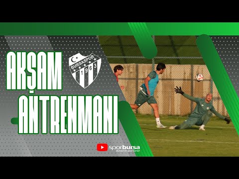 Bursaspor, Erzurum kampında üçüncü güne akşam antrenmanı ile devam ediyor