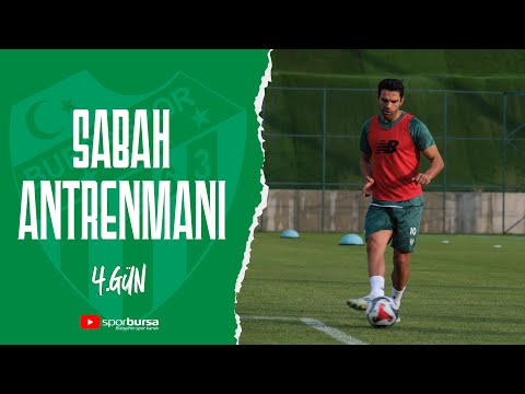 Bursaspor, Erzurum kampında dördüncü güne sabah antrenmanı ile devam ediyor