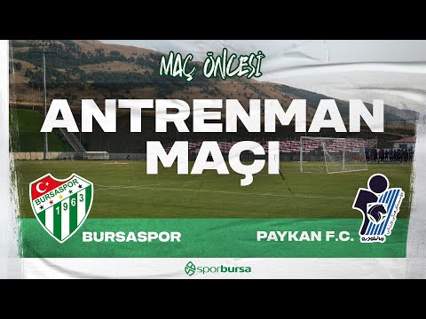 Bursaspor ilk antrenman maçına çıkıyor...