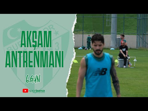 Bursaspor, Erzurum kampında altıncı güne akşam antrenmanı ile devam ediyor