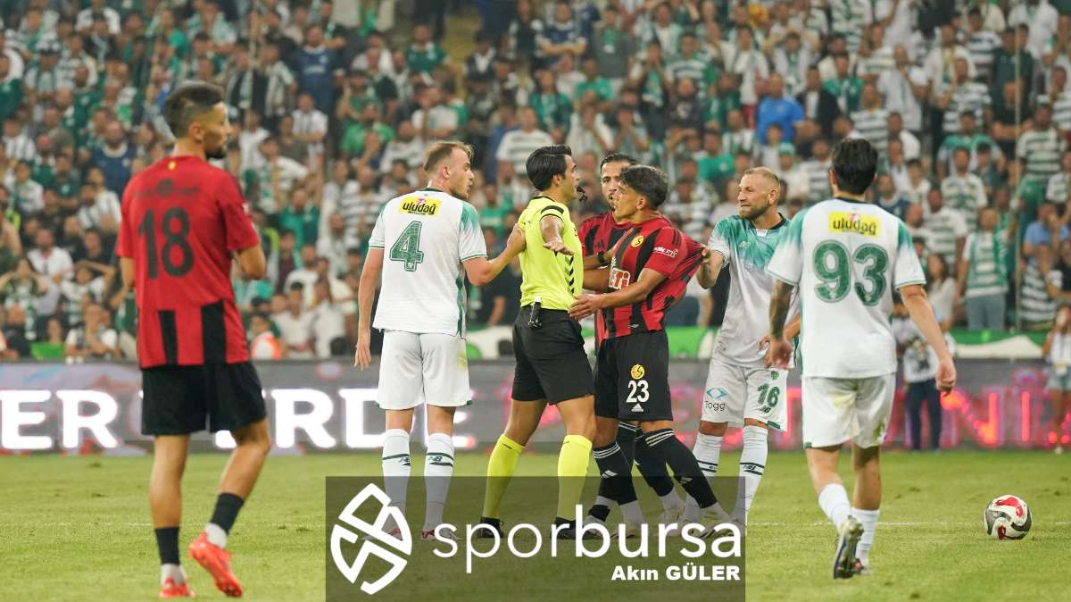 BURSASPOR - ESKİŞEHİRSPOR MAÇ FOTOĞRAFLARI