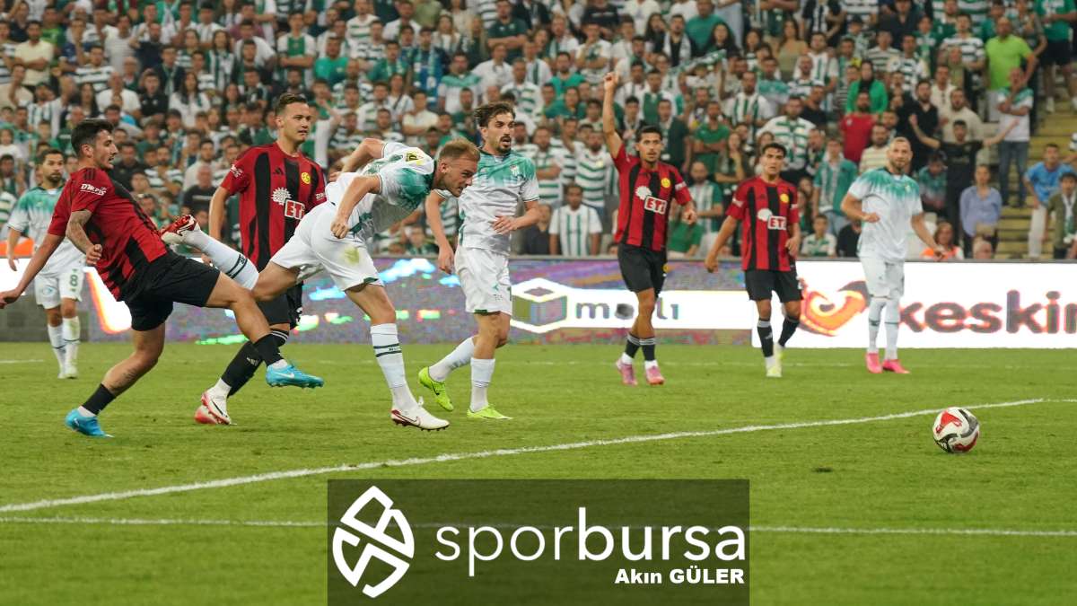 BURSASPOR - ESKİŞEHİRSPOR MAÇ FOTOĞRAFLARI