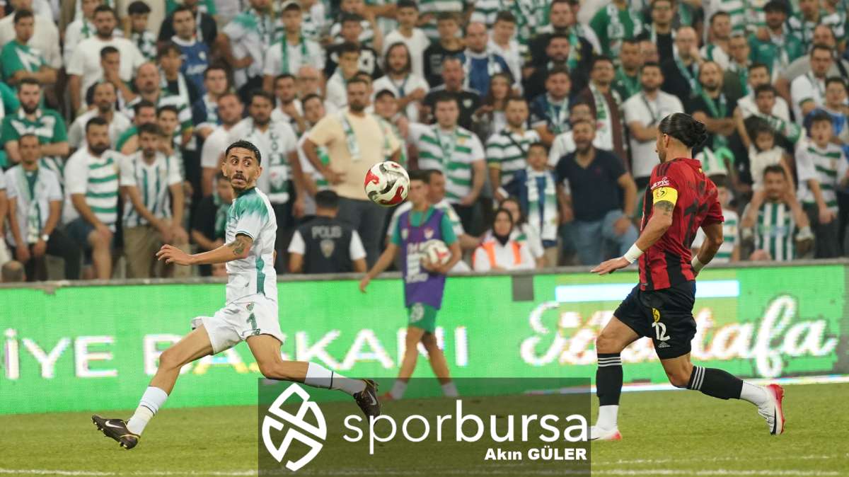 BURSASPOR - ESKİŞEHİRSPOR MAÇ FOTOĞRAFLARI