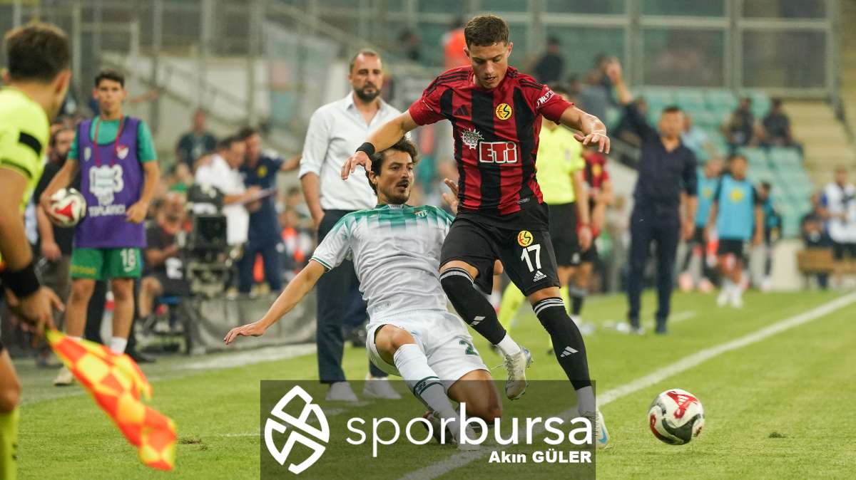 BURSASPOR - ESKİŞEHİRSPOR MAÇ FOTOĞRAFLARI
