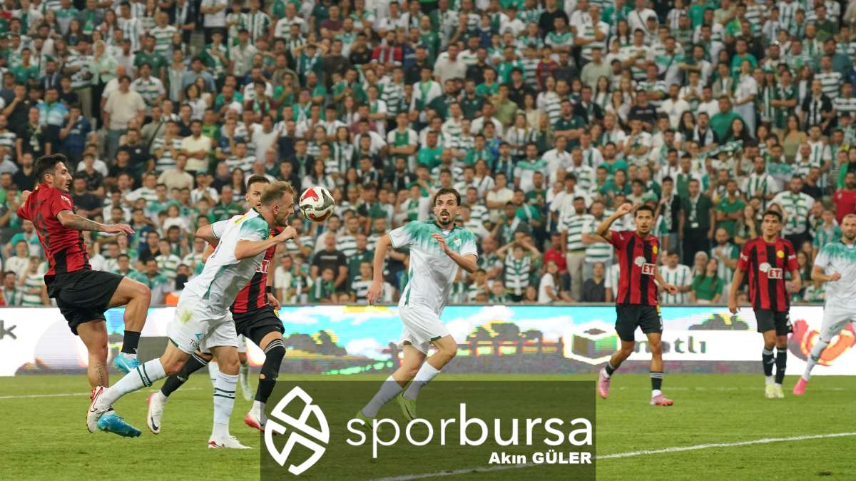 BURSASPOR - ESKİŞEHİRSPOR MAÇ FOTOĞRAFLARI