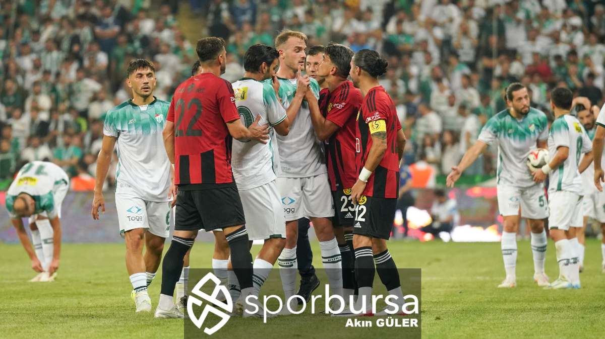 BURSASPOR - ESKİŞEHİRSPOR MAÇ FOTOĞRAFLARI