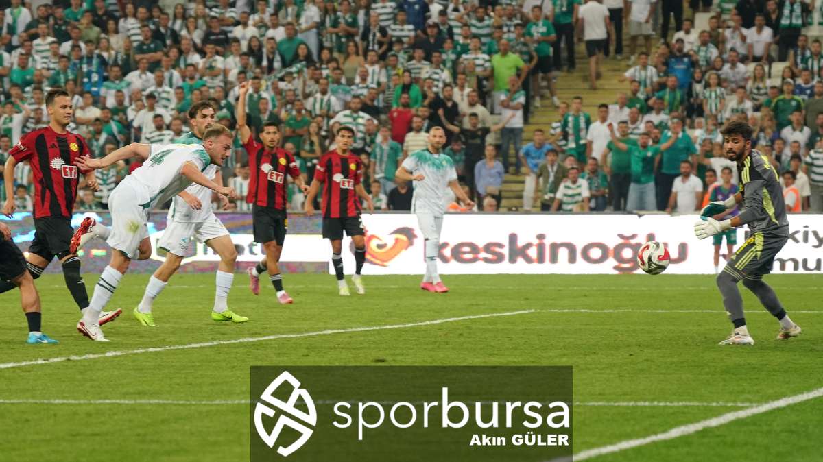 BURSASPOR - ESKİŞEHİRSPOR MAÇ FOTOĞRAFLARI