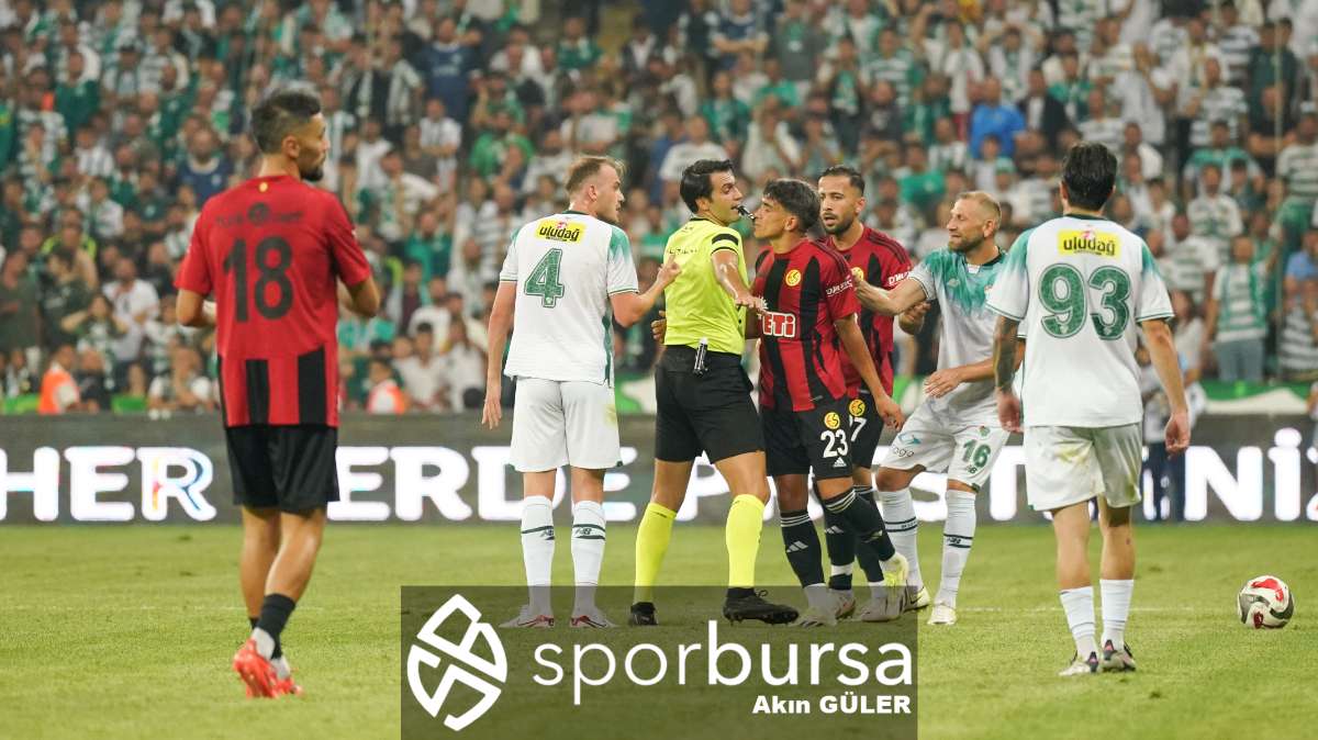 BURSASPOR - ESKİŞEHİRSPOR MAÇ FOTOĞRAFLARI