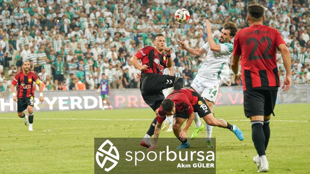 BURSASPOR - ESKİŞEHİRSPOR MAÇ FOTOĞRAFLARI