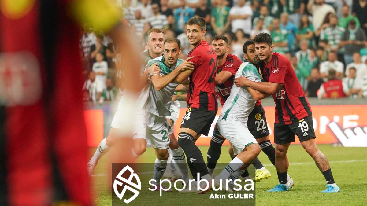 BURSASPOR - ESKİŞEHİRSPOR MAÇ FOTOĞRAFLARI