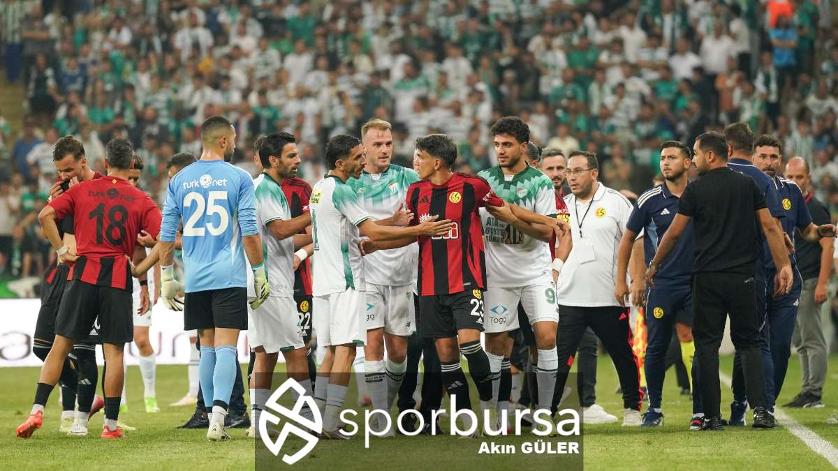 BURSASPOR - ESKİŞEHİRSPOR MAÇ FOTOĞRAFLARI