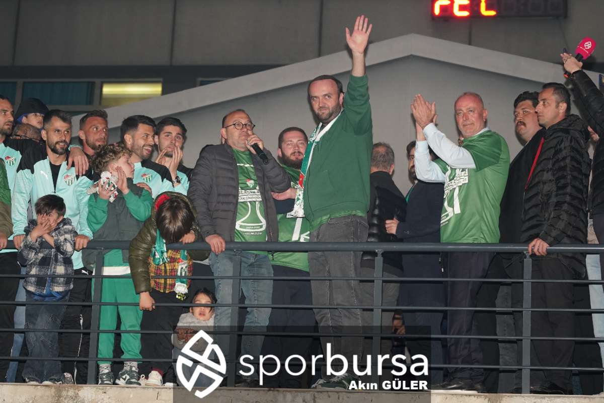 BURSASPOR ŞAMPİYONLUK KUTLAMASI
