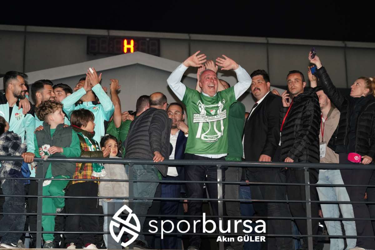 BURSASPOR ŞAMPİYONLUK KUTLAMASI