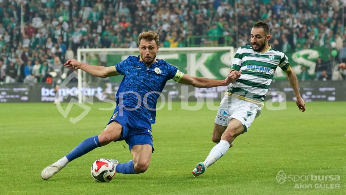 BURSASPOR - MENEMEN FK MAÇ FOTOĞRAFLARI
