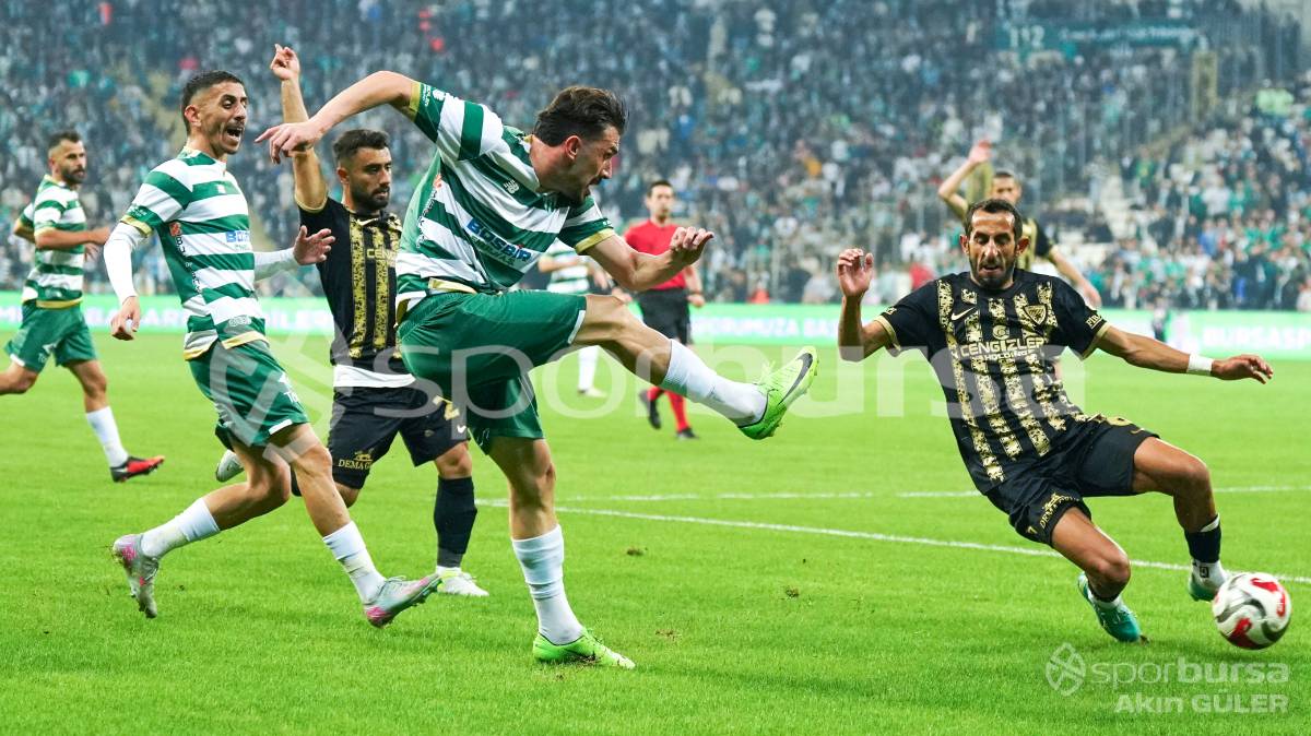 BURSASPOR - MUŞSPOR MAÇ FOTOĞRAFLARI