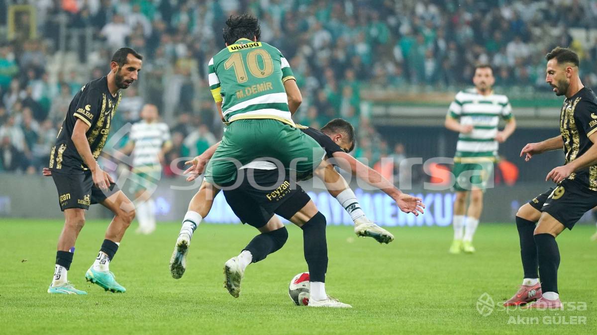BURSASPOR - MUŞSPOR MAÇ FOTOĞRAFLARI